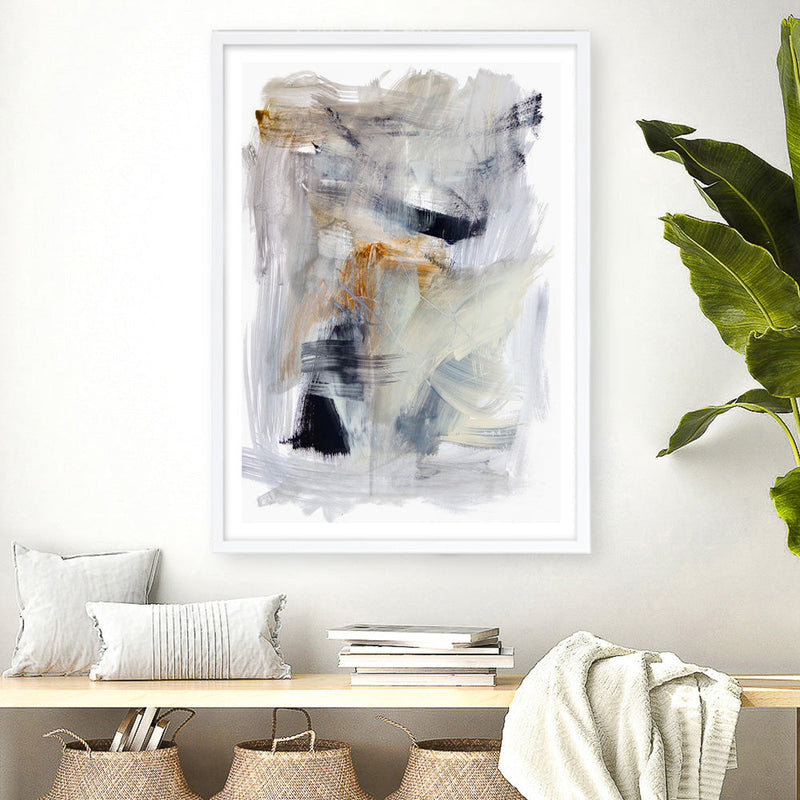 Shop Mountain Mist II Art Print a painted abstract themed wall art print from The Print Emporium wall artwork collection - Buy Australian made fine art painting style poster and framed prints for the home and your interior decor room, TPE-PC-HN113-AP