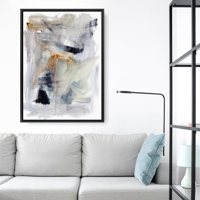 Shop Mountain Mist II Canvas Print a painted abstract themed framed canvas wall art print from The Print Emporium artwork collection - Buy Australian made fine art painting style stretched canvas prints for the home and your interior decor space, TPE-PC-HN113-CA-35X46-NF