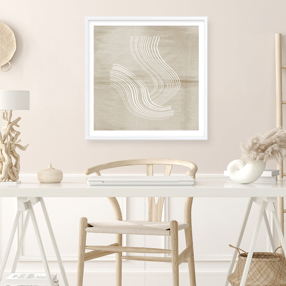 Shop Moved (Square) Art Print a painted abstract themed wall art print from The Print Emporium wall artwork collection - Buy Australian made fine art painting style poster and framed prints for the home and your interior decor room, TPE-DH-298-AP