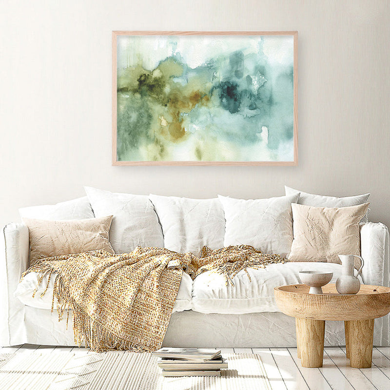Shop My Greenhouse Abstract I Art Print a painted abstract themed wall art print from The Print Emporium wall artwork collection - Buy Australian made fine art painting style poster and framed prints for the home and your interior decor room, TPE-WA-32086-AP