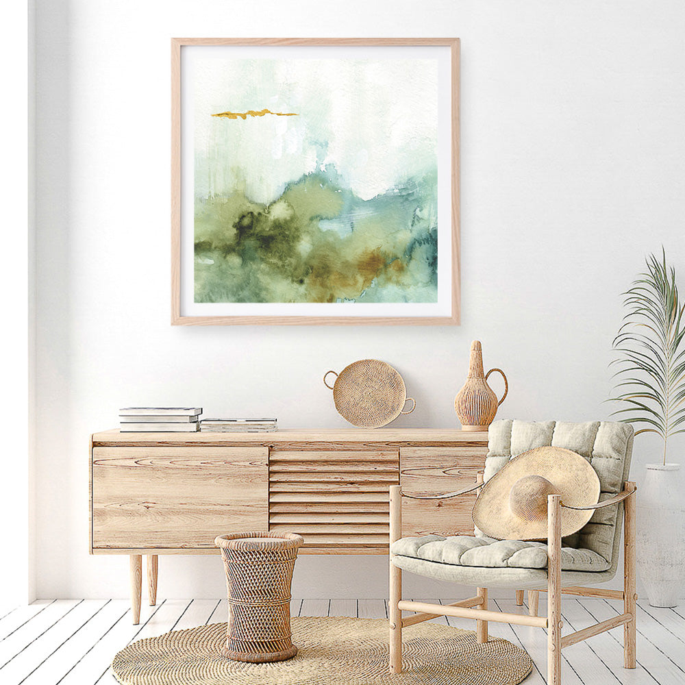 Shop My Greenhouse Abstract III (Square) Art Print a painted abstract themed wall art print from The Print Emporium wall artwork collection - Buy Australian made fine art painting style poster and framed prints for the home and your interior decor room, TPE-WA-22226-AP