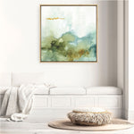 Shop My Greenhouse Abstract III (Square) Canvas Print a painted abstract themed framed canvas wall art print from The Print Emporium artwork collection - Buy Australian made fine art painting style stretched canvas prints for the home and your interior decor space, TPE-WA-22226-CA-40X40-NF