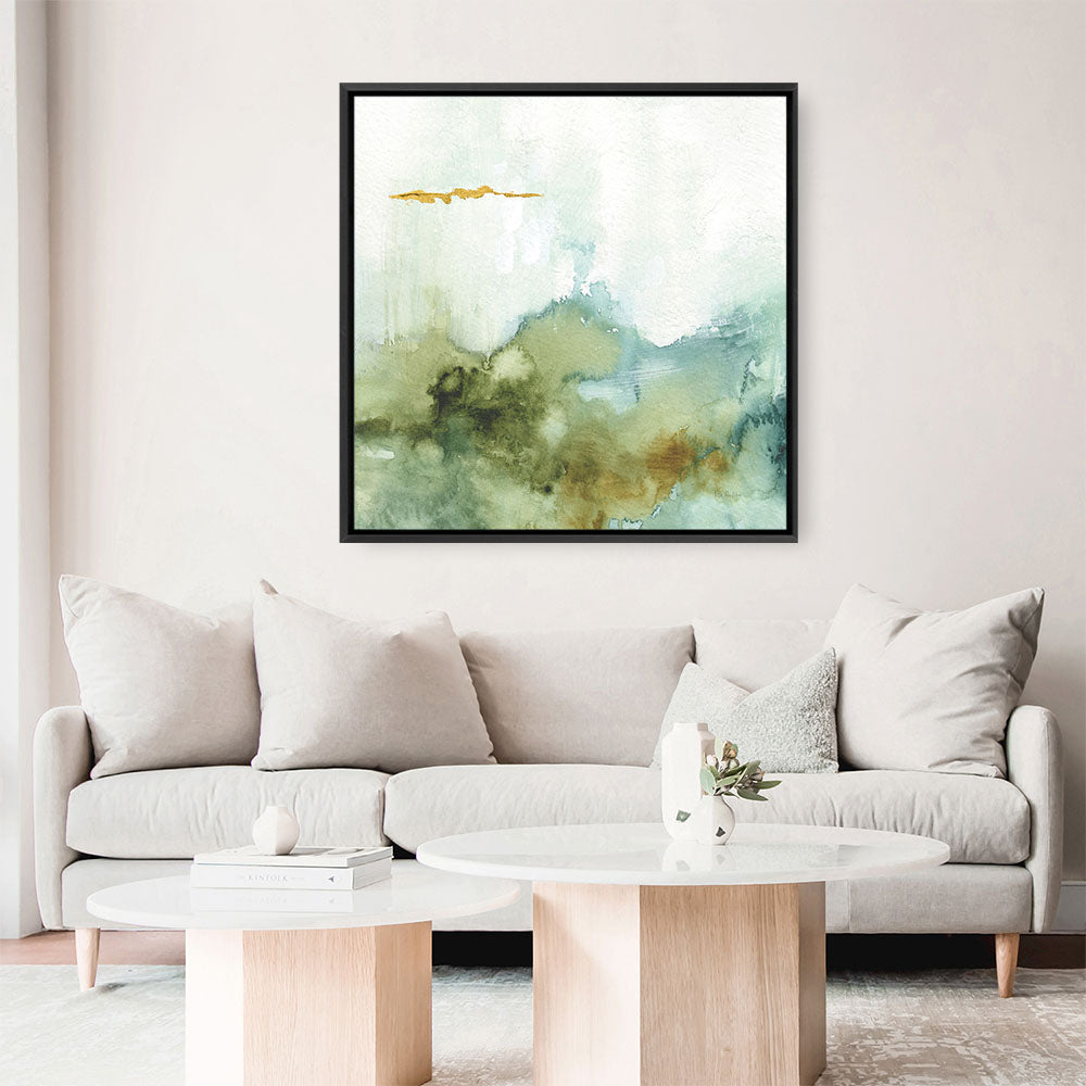 Shop My Greenhouse Abstract III (Square) Canvas Print a painted abstract themed framed canvas wall art print from The Print Emporium artwork collection - Buy Australian made fine art painting style stretched canvas prints for the home and your interior decor space, TPE-WA-22226-CA-40X40-NF