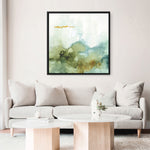 Shop My Greenhouse Abstract III (Square) Canvas Print a painted abstract themed framed canvas wall art print from The Print Emporium artwork collection - Buy Australian made fine art painting style stretched canvas prints for the home and your interior decor space, TPE-WA-22226-CA-40X40-NF