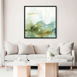 Shop My Greenhouse Abstract III (Square) Canvas Print a painted abstract themed framed canvas wall art print from The Print Emporium artwork collection - Buy Australian made fine art painting style stretched canvas prints for the home and your interior decor space, TPE-WA-22226-CA-40X40-NF