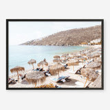 Shop Mykonos Beach I Photo Art Print a coastal themed photography wall art print from The Print Emporium wall artwork collection - Buy Australian made fine art poster and framed prints for the home and your interior decor, TPE-1370-AP