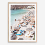 Shop Mykonos Beach III Photo Art Print a coastal themed photography wall art print from The Print Emporium wall artwork collection - Buy Australian made fine art poster and framed prints for the home and your interior decor, TPE-1372-AP