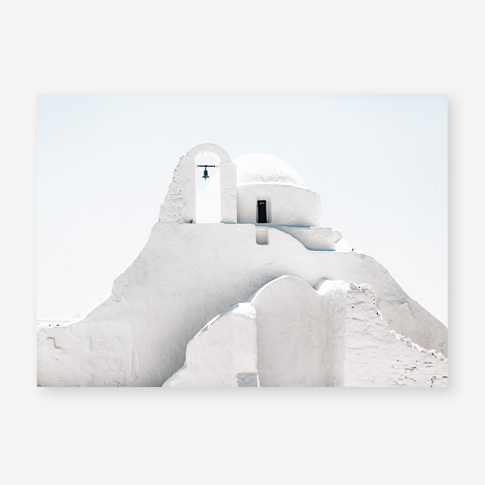 Shop Mykonos Church Photo Art Print a photography wall art print from The Print Emporium wall artwork collection - Buy Australian made fine art poster and framed prints for the home and your interior decor room, TPE-844-AP