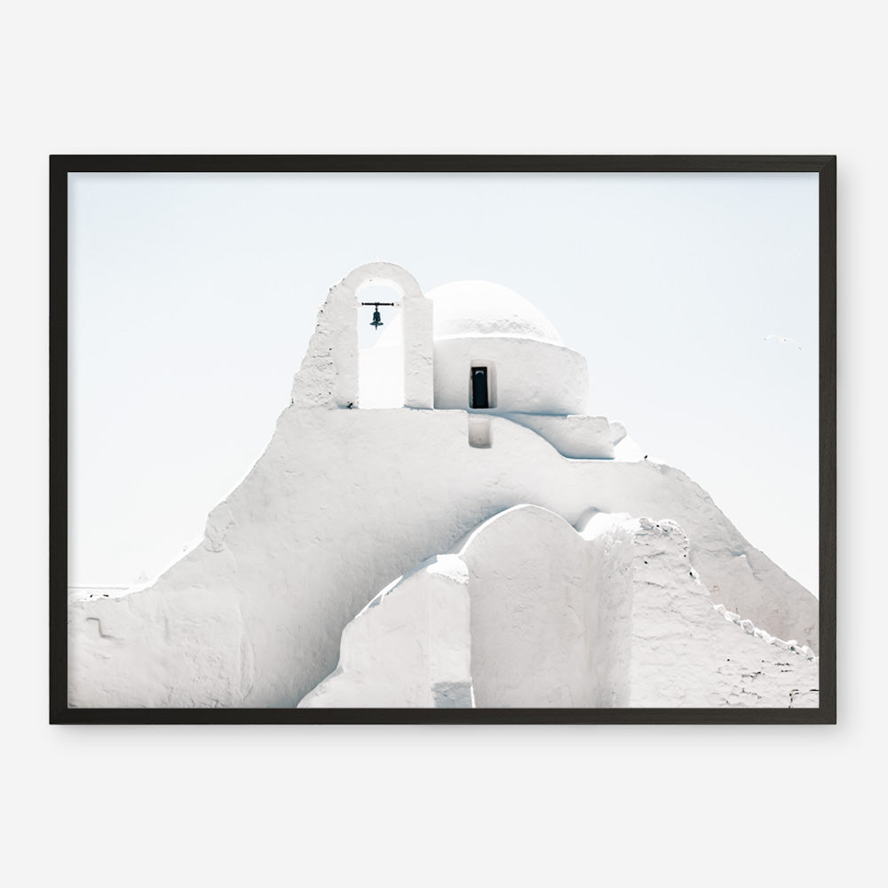 Shop Mykonos Church Photo Art Print a photography wall art print from The Print Emporium wall artwork collection - Buy Australian made fine art poster and framed prints for the home and your interior decor room, TPE-844-AP
