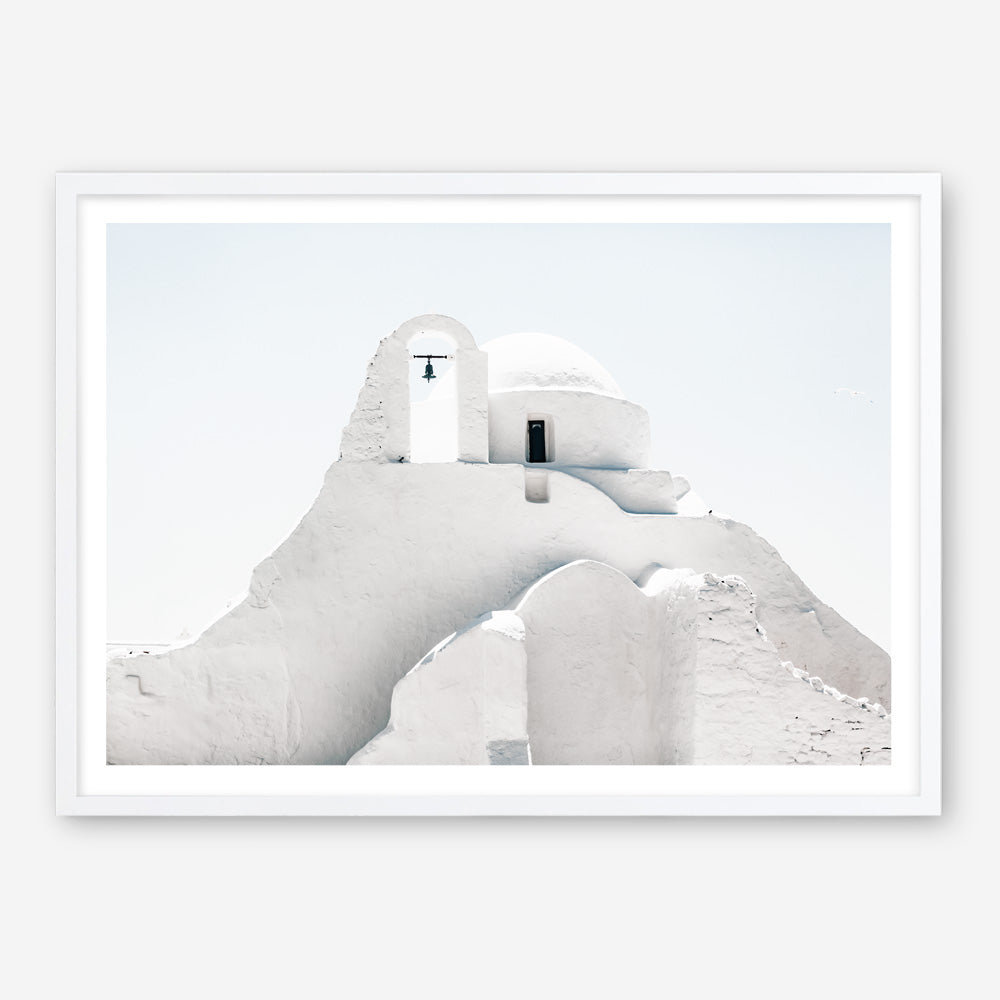 Shop Mykonos Church Photo Art Print a photography wall art print from The Print Emporium wall artwork collection - Buy Australian made fine art poster and framed prints for the home and your interior decor room, TPE-844-AP