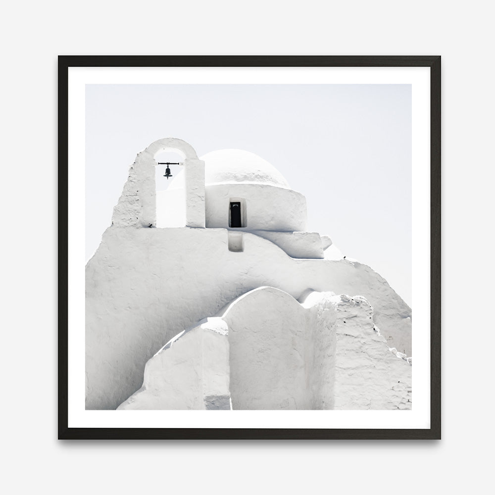 Shop Mykonos Church (Square) Photo Art Print a photography wall art print from The Print Emporium wall artwork collection - Buy Australian made fine art poster and framed prints for the home and your interior decor room, TPE-845-AP