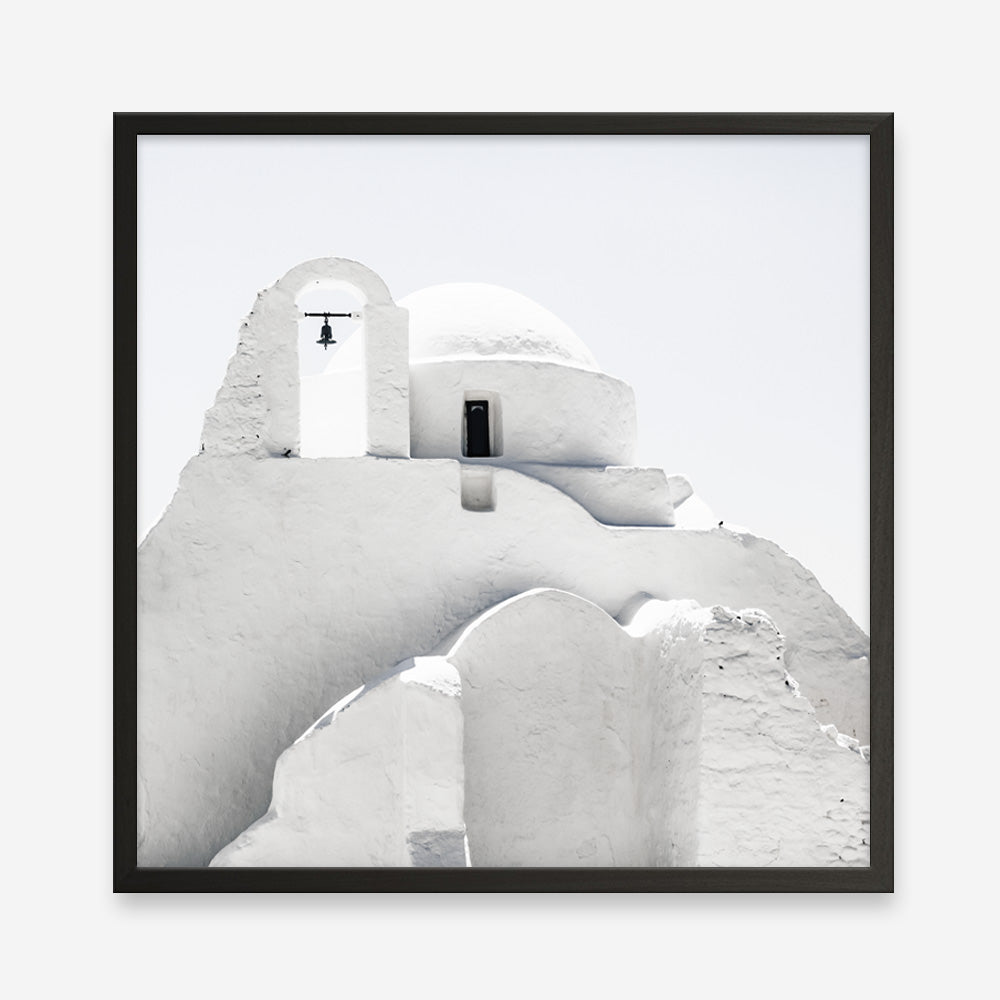 Shop Mykonos Church (Square) Photo Art Print a photography wall art print from The Print Emporium wall artwork collection - Buy Australian made fine art poster and framed prints for the home and your interior decor room, TPE-845-AP