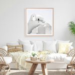 Shop Mykonos Church (Square) Photo Art Print a photography wall art print from The Print Emporium wall artwork collection - Buy Australian made fine art poster and framed prints for the home and your interior decor room, TPE-845-AP