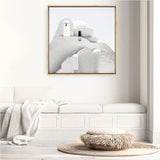Shop Mykonos Church (Square) Photo Canvas a photography framed stretched canvas print from The Print Emporium wall artwork collection - Buy Australian made prints for the home and your interior decor space, TPE-845-CA-40X40-NF