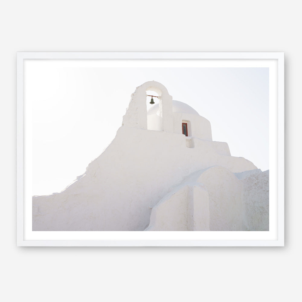Shop Mykonos Church View Photo Art Print a photography wall art print from The Print Emporium wall artwork collection - Buy Australian made fine art poster and framed prints for the home and your interior decor room, TPE-1356-AP