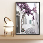 Shop Mykonos Laneway II Photo Art Print a coastal themed photography wall art print from The Print Emporium wall artwork collection - Buy Australian made fine art poster and framed prints for the home and your interior decor, TPE-1165-AP