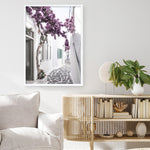 Shop Mykonos Laneway II Photo Art Print a coastal themed photography wall art print from The Print Emporium wall artwork collection - Buy Australian made fine art poster and framed prints for the home and your interior decor, TPE-1165-AP