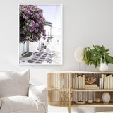 Shop Mykonos Laneway Photo Art Print a coastal themed photography wall art print from The Print Emporium wall artwork collection - Buy Australian made fine art poster and framed prints for the home and your interior decor, TPE-1167-AP