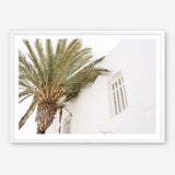 Shop Mykonos Palm Villa I Photo Art Print a coastal themed photography wall art print from The Print Emporium wall artwork collection - Buy Australian made fine art poster and framed prints for the home and your interior decor, TPE-1357-AP