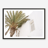 Shop Mykonos Palm Villa I Photo Art Print a coastal themed photography wall art print from The Print Emporium wall artwork collection - Buy Australian made fine art poster and framed prints for the home and your interior decor, TPE-1357-AP