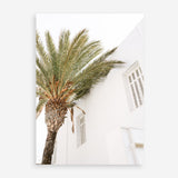 Shop Mykonos Palm Villa II Photo Art Print a coastal themed photography wall art print from The Print Emporium wall artwork collection - Buy Australian made fine art poster and framed prints for the home and your interior decor, TPE-1367-AP