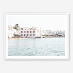 Shop Mykonos Town I Photo Art Print a coastal themed photography wall art print from The Print Emporium wall artwork collection - Buy Australian made fine art poster and framed prints for the home and your interior decor, TPE-1373-AP