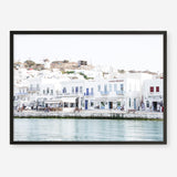 Shop Mykonos Town II Photo Art Print a coastal themed photography wall art print from The Print Emporium wall artwork collection - Buy Australian made fine art poster and framed prints for the home and your interior decor, TPE-1374-AP