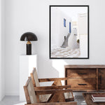 Shop Mykonos Town Photo Canvas Print a coastal themed photography framed stretched canvas print from The Print Emporium wall artwork collection - Buy Australian made prints for the home and your interior decor space, TPE-1345-CA-35X46-NF