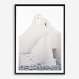 Shop Mykonos White Church Photo Art Print a coastal themed photography wall art print from The Print Emporium wall artwork collection - Buy Australian made fine art poster and framed prints for the home and your interior decor, TPE-1344-AP