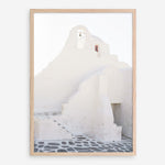 Shop Mykonos White Church Photo Art Print a coastal themed photography wall art print from The Print Emporium wall artwork collection - Buy Australian made fine art poster and framed prints for the home and your interior decor, TPE-1344-AP