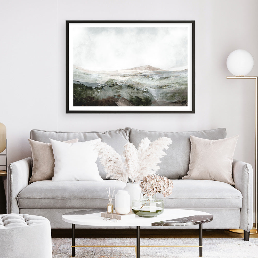 Shop Natural Land Art Print a painted abstract themed wall art print from The Print Emporium wall artwork collection - Buy Australian made fine art painting style poster and framed prints for the home and your interior decor room, TPE-DH-188-AP