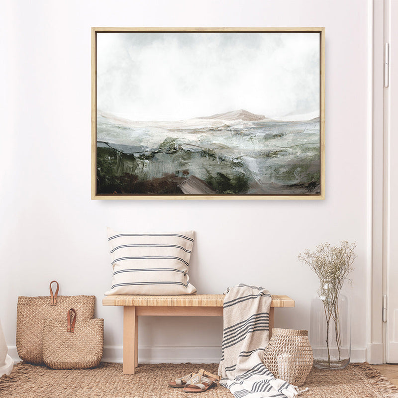 Shop NF Land Canvas Print a painted style framed canvas wall art print from The Print Emporium artwork collection - Buy Australian made fine art painting style stretched canvas prints for the home and your interior decor space, TPE-DH-188-CA-35X46-NF