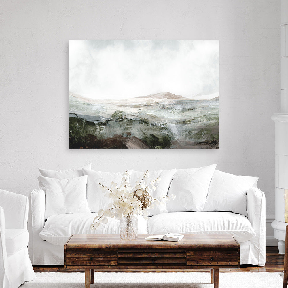 Shop NF Land Canvas Print a painted style framed canvas wall art print from The Print Emporium artwork collection - Buy Australian made fine art painting style stretched canvas prints for the home and your interior decor space, TPE-DH-188-CA-35X46-NF