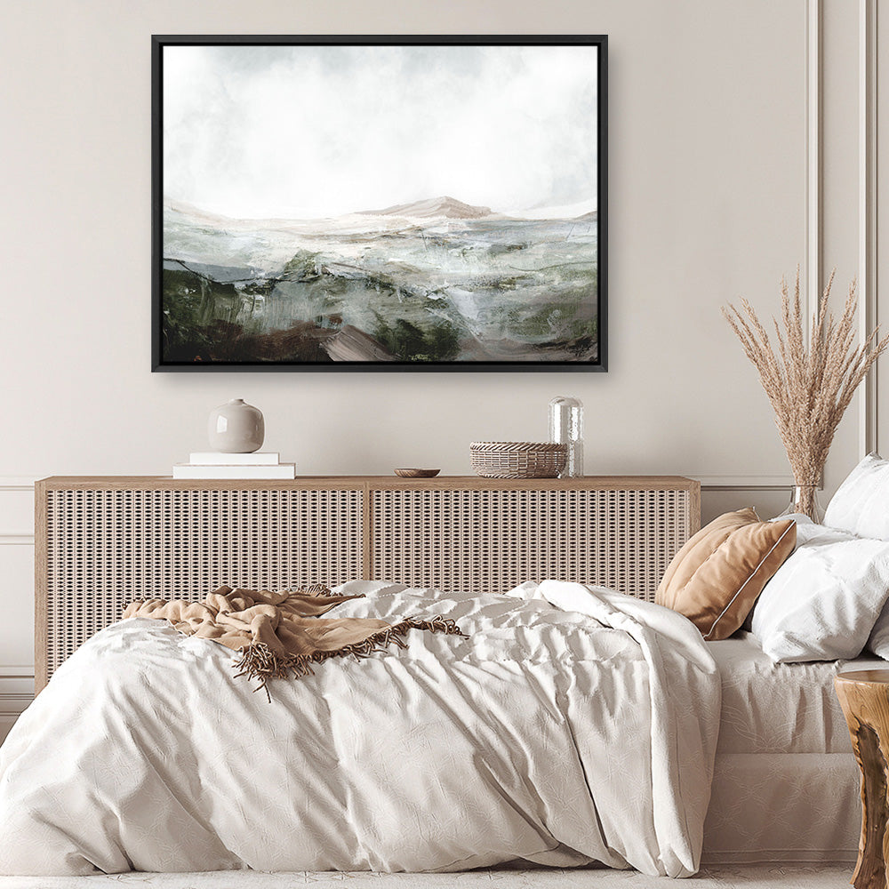 Shop NF Land Canvas Print a painted style framed canvas wall art print from The Print Emporium artwork collection - Buy Australian made fine art painting style stretched canvas prints for the home and your interior decor space, TPE-DH-188-CA-35X46-NF