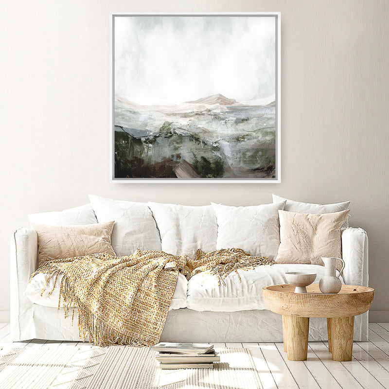 Shop NF Land (Square) Canvas Print a painted abstract themed framed canvas wall art print from The Print Emporium artwork collection - Buy Australian made fine art painting style stretched canvas prints for the home and your interior decor space, TPE-DH-230-CA-40X40-NF