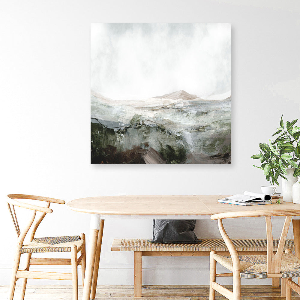 Shop NF Land (Square) Canvas Print a painted abstract themed framed canvas wall art print from The Print Emporium artwork collection - Buy Australian made fine art painting style stretched canvas prints for the home and your interior decor space, TPE-DH-230-CA-40X40-NF
