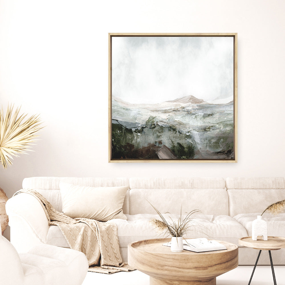 Shop NF Land (Square) Canvas Print a painted abstract themed framed canvas wall art print from The Print Emporium artwork collection - Buy Australian made fine art painting style stretched canvas prints for the home and your interior decor space, TPE-DH-230-CA-40X40-NF