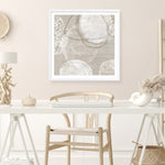 Shop Natural Vibe I (Square) Art Print a painted abstract themed wall art print from The Print Emporium wall artwork collection - Buy Australian made fine art painting style poster and framed prints for the home and your interior decor room, TPE-PC-EW830-AP