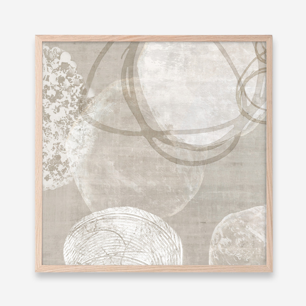 Shop Natural Vibe I (Square) Art Print a painted abstract themed wall art print from The Print Emporium wall artwork collection - Buy Australian made fine art painting style poster and framed prints for the home and your interior decor room, TPE-PC-EW830-AP