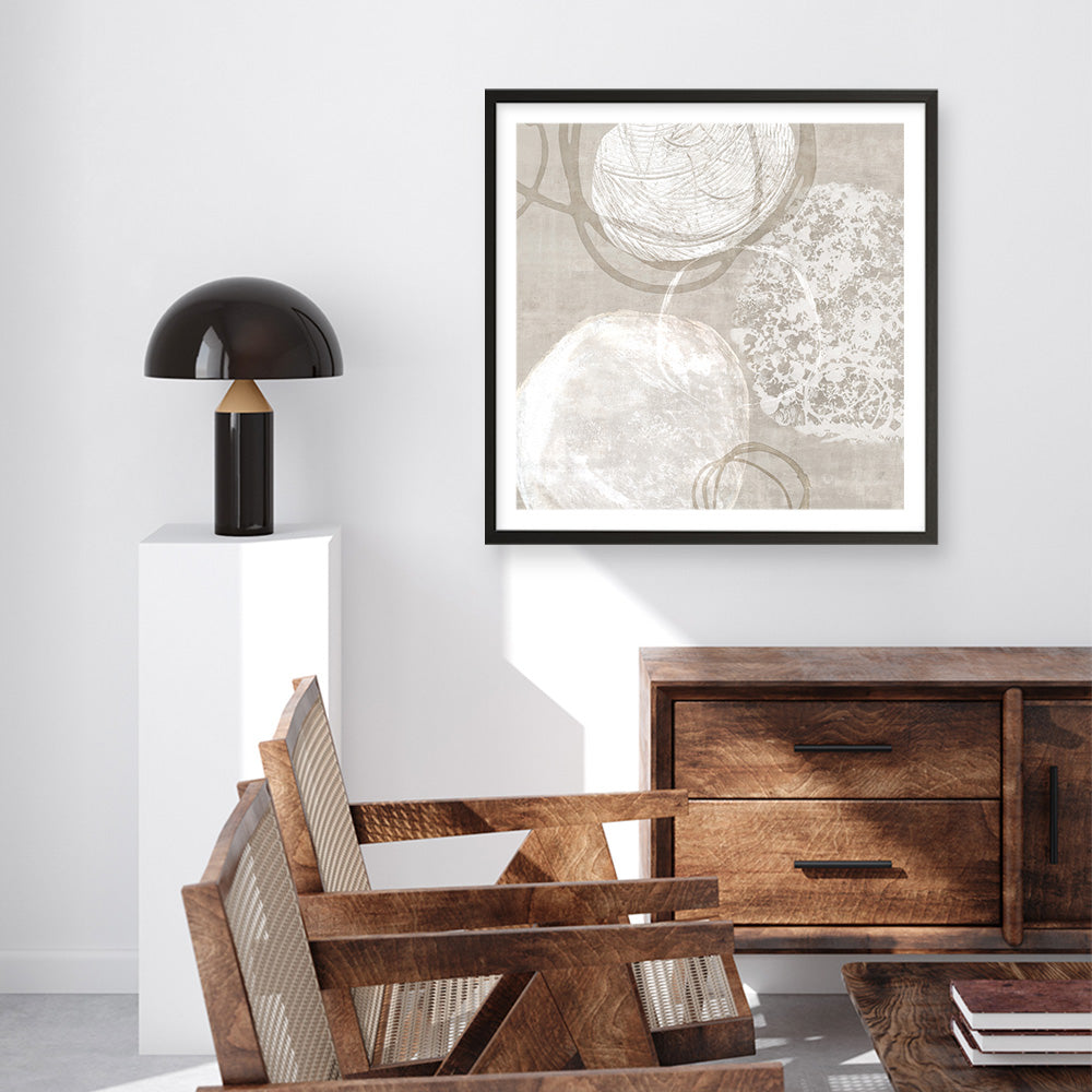 Shop Natural Vibe II (Square) Art Print a painted abstract themed wall art print from The Print Emporium wall artwork collection - Buy Australian made fine art painting style poster and framed prints for the home and your interior decor room, TPE-PC-EW831-AP