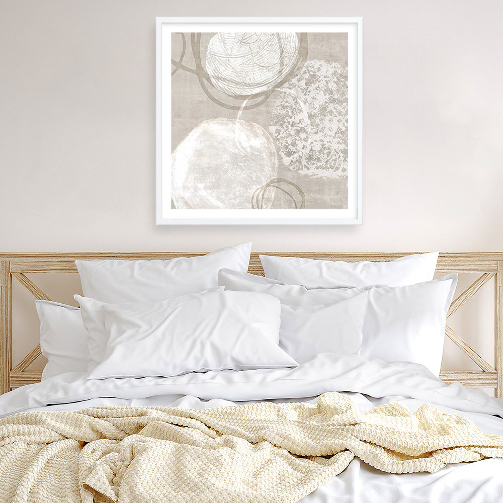 Shop Natural Vibe II (Square) Art Print a painted abstract themed wall art print from The Print Emporium wall artwork collection - Buy Australian made fine art painting style poster and framed prints for the home and your interior decor room, TPE-PC-EW831-AP