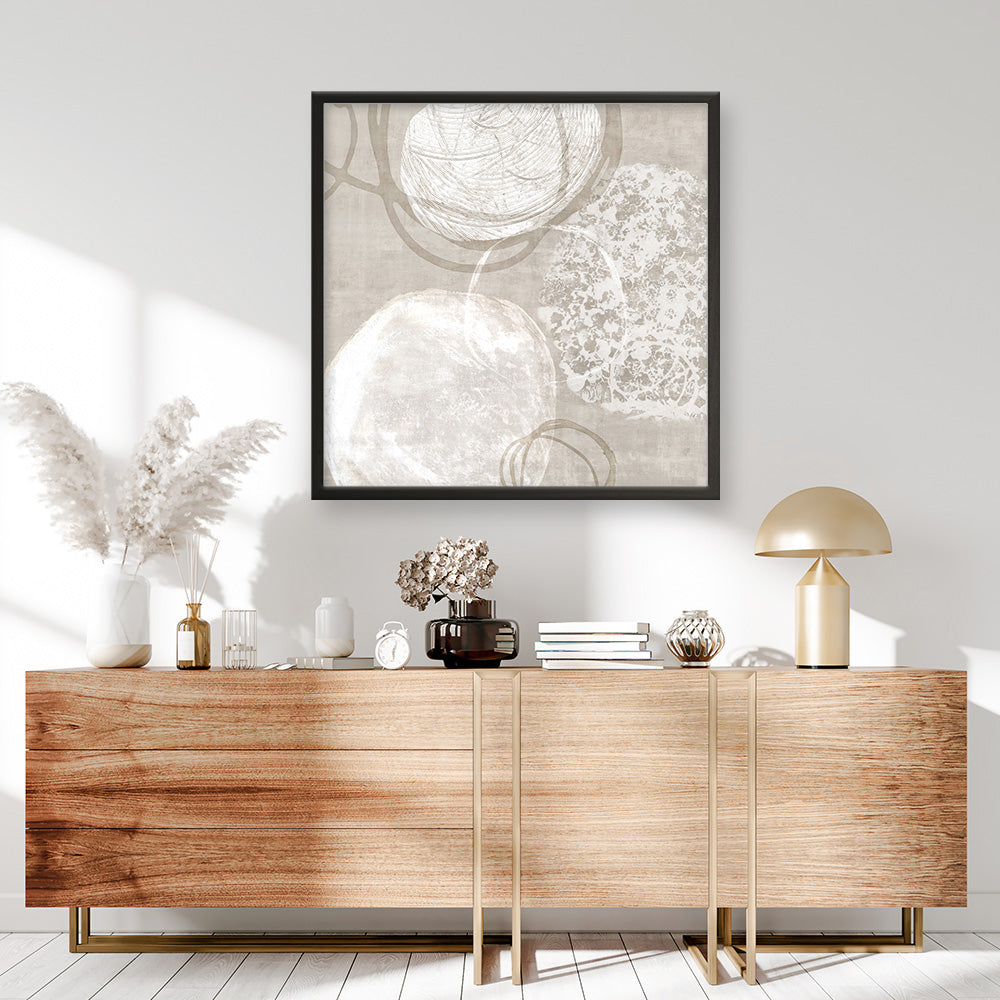 Shop Natural Vibe II (Square) Art Print a painted abstract themed wall art print from The Print Emporium wall artwork collection - Buy Australian made fine art painting style poster and framed prints for the home and your interior decor room, TPE-PC-EW831-AP