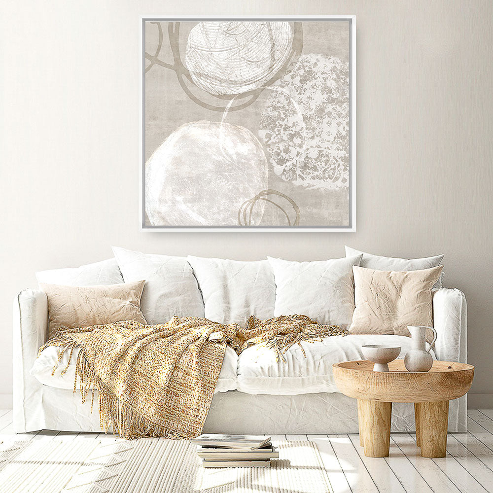 Shop NF Vibe II (Square) Canvas Print a painted abstract themed framed canvas wall art print from The Print Emporium artwork collection - Buy Australian made fine art painting style stretched canvas prints for the home and your interior decor space, TPE-PC-EW831-CA-40X40-NF