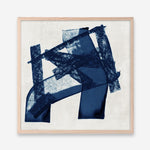 Shop Navy Paths I (Square) Art Print a painted abstract themed wall art print from The Print Emporium wall artwork collection - Buy Australian made fine art painting style poster and framed prints for the home and your interior decor room, TPE-PC-WZ081-AP