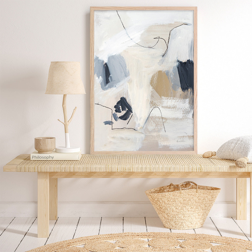 Shop Neutral Abstract II Art Print a painted abstract themed wall art print from The Print Emporium wall artwork collection - Buy Australian made fine art painting style poster and framed prints for the home and your interior decor room, TPE-WA-69764-AP