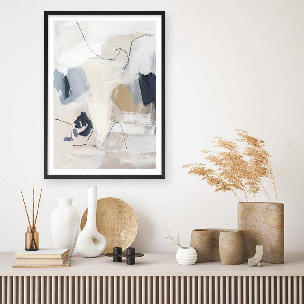 Shop Neutral Abstract II Art Print a painted abstract themed wall art print from The Print Emporium wall artwork collection - Buy Australian made fine art painting style poster and framed prints for the home and your interior decor room, TPE-WA-69764-AP