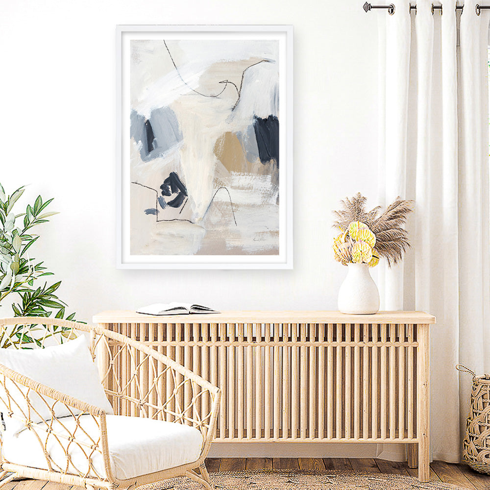 Shop Neutral Abstract II Art Print a painted abstract themed wall art print from The Print Emporium wall artwork collection - Buy Australian made fine art painting style poster and framed prints for the home and your interior decor room, TPE-WA-69764-AP