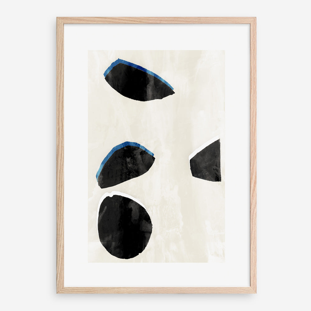 Shop Neutral Black And White I Art Print a painted style wall art print from The Print Emporium wall artwork collection - Buy Australian made fine art painting style poster and framed prints for the home and your interior decor room, TPE-PC-WZ629-AP