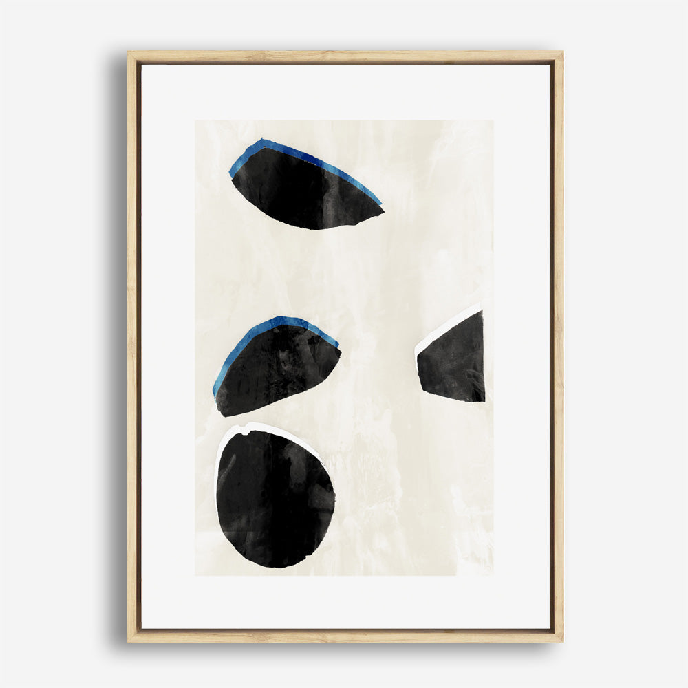 Shop Neutral Black And White I Canvas Print a painted style framed canvas wall art print from The Print Emporium artwork collection - Buy Australian made fine art painting style stretched canvas prints for the home and your interior decor space, TPE-PC-WZ629-CA-35X46-NF