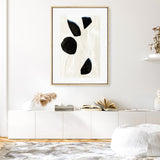 Shop Neutral Black And White II Canvas Print a painted style framed canvas wall art print from The Print Emporium artwork collection - Buy Australian made fine art painting style stretched canvas prints for the home and your interior decor space, TPE-PC-WZ630-CA-35X46-NF